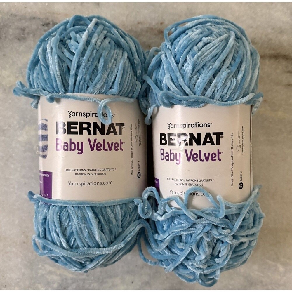 Bernat Baby Velvet Yarn Large Skeins Blue Skies (2)